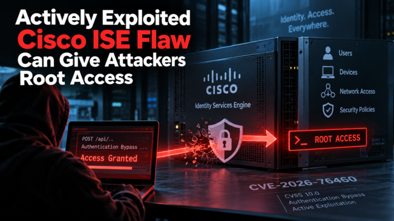 Cisco ISE CVE-2026-76460 authentication bypass leading to root access